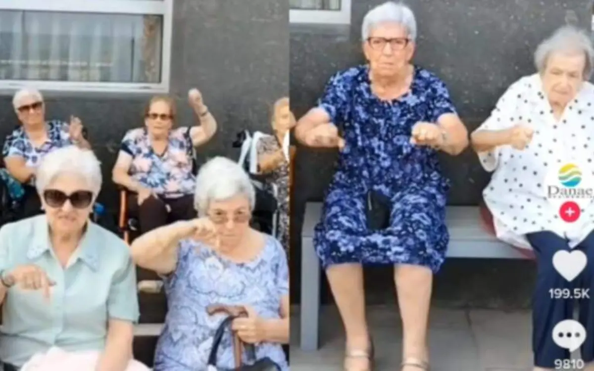 Abuelitas se hacen viral tras bailar éxito de Rosalía